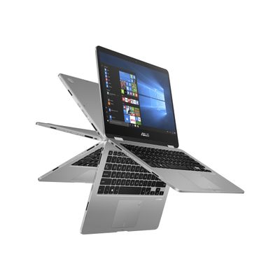 0404051386326-ASUS VivoBook Flip 14 TP401MA EC470XA - Pc portable 14" - Pentium Silver N5030 - 4 Go RAM - -Multi-angle-7