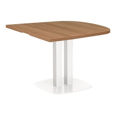 3483600598219-Table de réunion demi-ovale XENON - 102 cm - Merisier italien-Angle gauche-0