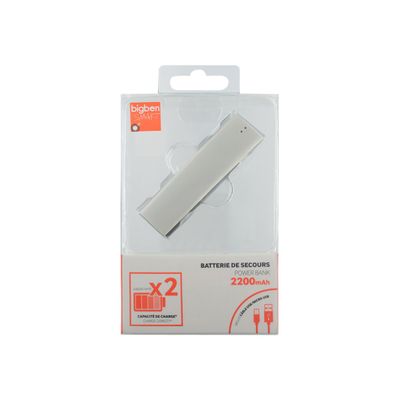 3571211341116-BigBen - powerbank / batterie de secours rechargeable pour smartphone + câble USB/Micro USB -  2-Avant-1
