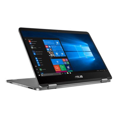 0404051386326-ASUS VivoBook Flip 14 TP401MA EC470XA - Pc portable 14" - Pentium Silver N5030 - 4 Go RAM --Angle gauche-4