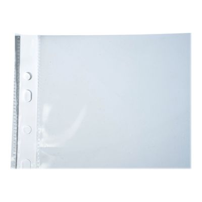 3130630050100-Exacompta - 10 pochettes perforées  - A4 - lisse - 6/100-Gros plan-1
