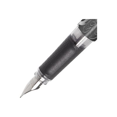 4014421120045-Online College - Stylo plume - Silver phoenix-Gros plan-2