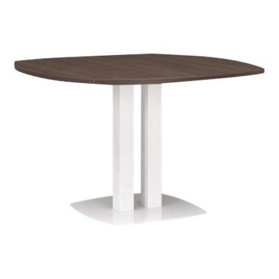 3483600647498-Table de réunion ronde XENON - 115 cm - Chêne royal-Avant-0