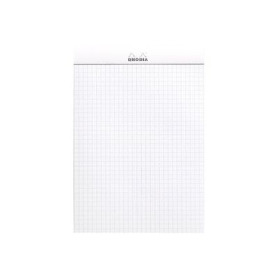 3037920162010-Rhodia - Bloc notes N°16 - A5 - 160 pages - petits carreaux - 80g - blanc-Avant-2