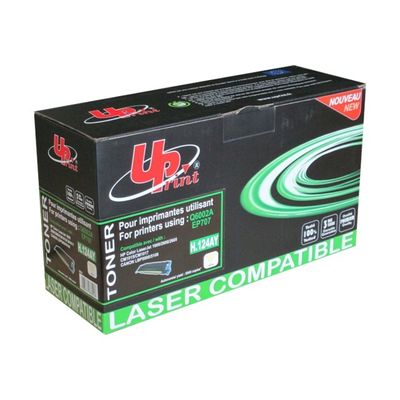3584770883218-HP 124A, Canon 707 - remanufacturé UPrint H.124AY - jaune - cartouche laser-Angle gauche-1