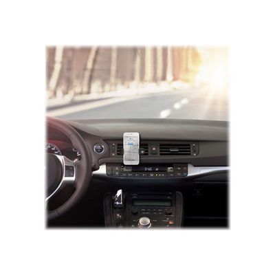 3571211312451-Bigben - support de voiture pour smartphone avec fixation sur grille aération - rotatif-Avant-2