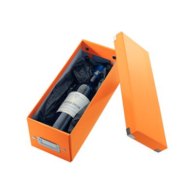 4002432398065-Leitz Click & Store - Boîte de rangement- orange métallisé-Angle droit-2