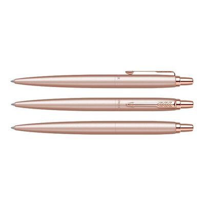 3026981671821-Parker Jotter XL Monochrome - Stylo à bille - rose métallique-Angle gauche-1