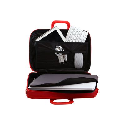 8051406337247-Bombata Business Nylon - Sacoche pour ordinateur portable 15,6" - rouge-Avant-2