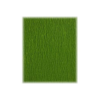 3329680951554-Clairefontaine - papier - Rouleau (50 cm x 2,5 m) - vert mousse - papier crépon-Gros plan-3