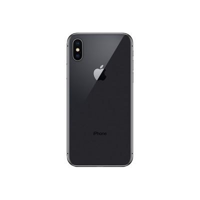 3701083038108-Apple iPhone X - Smartphone reconditionné grade C (Etat correct) - 4G - 64 Go - gris sidéral-Arrière-2
