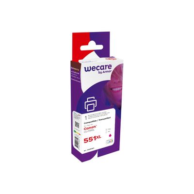 8715057013812-Cartouche compatible Canon CLI-551XL - magenta - Wecare-Angle gauche-0