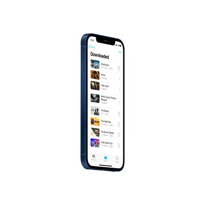 3701083041535-Apple iphone 12 - smartphone reconditionné grade A - 5G - 64 Go - bleu-Angle gauche-2