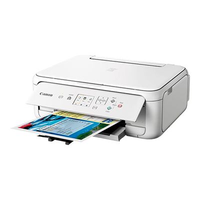 4549292090765-Canon PIXMA TS5151 - imprimante multifonction jet d'encre couleur A4 - Wifi, Bluetooth, USB-Angle droit-0