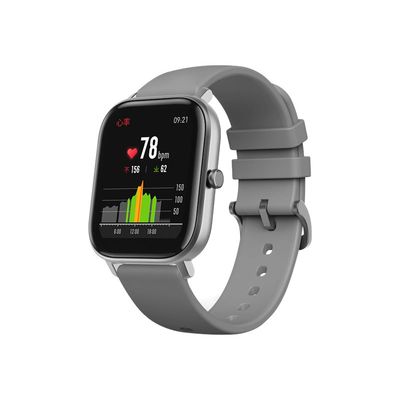 6970100373493-Amazfit GTS - Montre connectée - affichage 1.65" - Bluetooth - gris-Angle droit-0