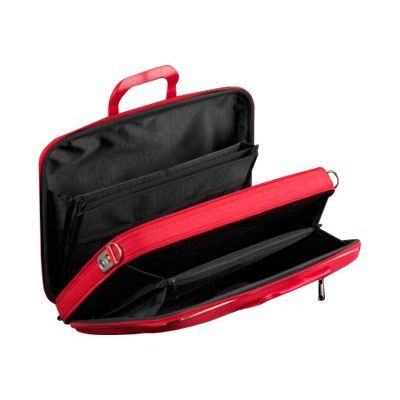 8051406337247-Bombata Business Nylon - Sacoche pour ordinateur portable 15,6" - rouge-Angle gauche-3