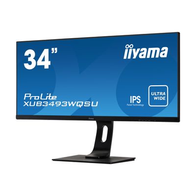 4948570117147-iiyama ProLite XUB3493WQSU-B1 - écran LED 34" - HDR-Angle droit-1