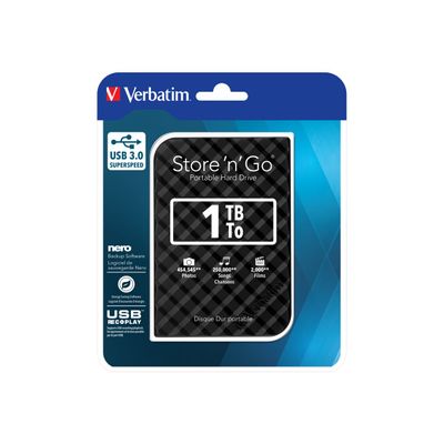 0023942531944-Verbatim Store 'n' Go Portable - disque dur 1 To - USB 3.0-Avant-3