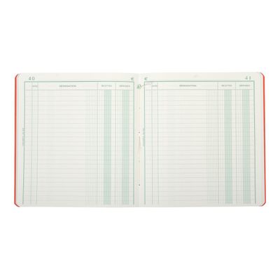 3130632009304-Exacompta - Registre des recettes/dépenses - 21 x 19 cm - 80 pages-Avant-1