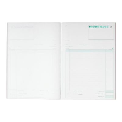 3130630131465-Exacompta - Manifold Carnet de devis/offre de prix - 50 tripli - A4-Intérieur-4