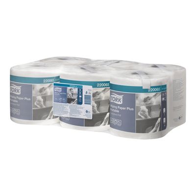 2012349943588-Tork Plus Portable M2 - Rouleau d'essuie-tout - 400 feuilles - pack de 6-Angle droit-2