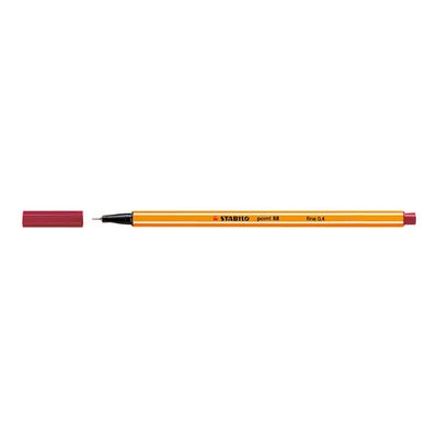 4006381574723-STABILO point 88 - Feutre fin - 0.4 mm - rouge terracota-Angle gauche-0