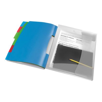 4049793028514-Esselte Vivida - Trieur polypro 6 positions - multicolore-Angle droit-1