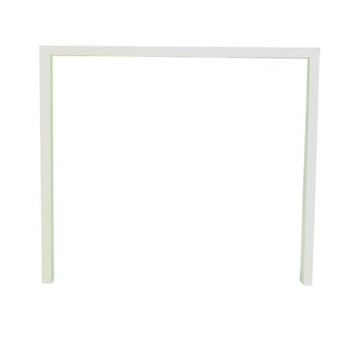 0404000121121-Bureau simple IRIS - L120 cm - Plan suivant - Pieds blanc - plateau imitation Hêtre--2