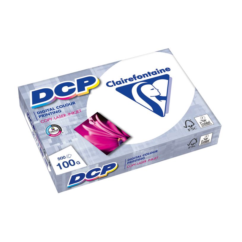 0400000018218-Clairefontaine DCP - Papier ultra blanc - A4 (210 x 297 mm) - 100 g/m² - Ramette de 500 feuill-P_1821_1-0