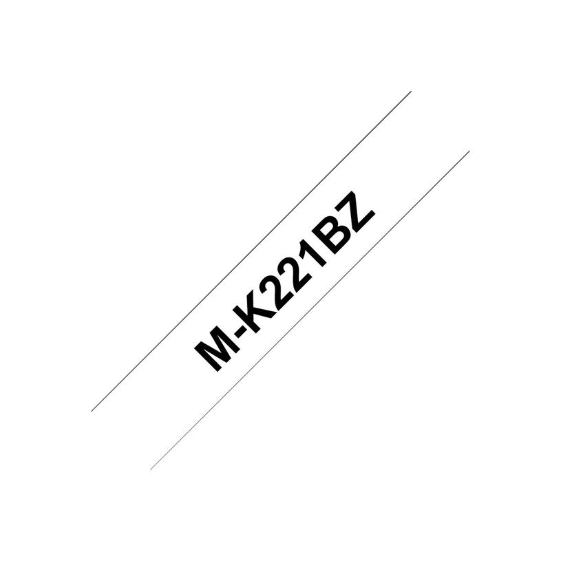 4977766624831-Brother MK221BZ - Ruban d'étiquettes auto-adhésives - 1 rouleau (9 mm x 8 m) - fond blanc éc-P_2221_3-3