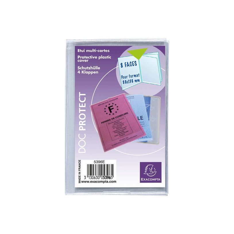 3130630053965-Exacompta - Pochette de protection - 88 x 138 mm - translucide incolore-P_5396_1-0
