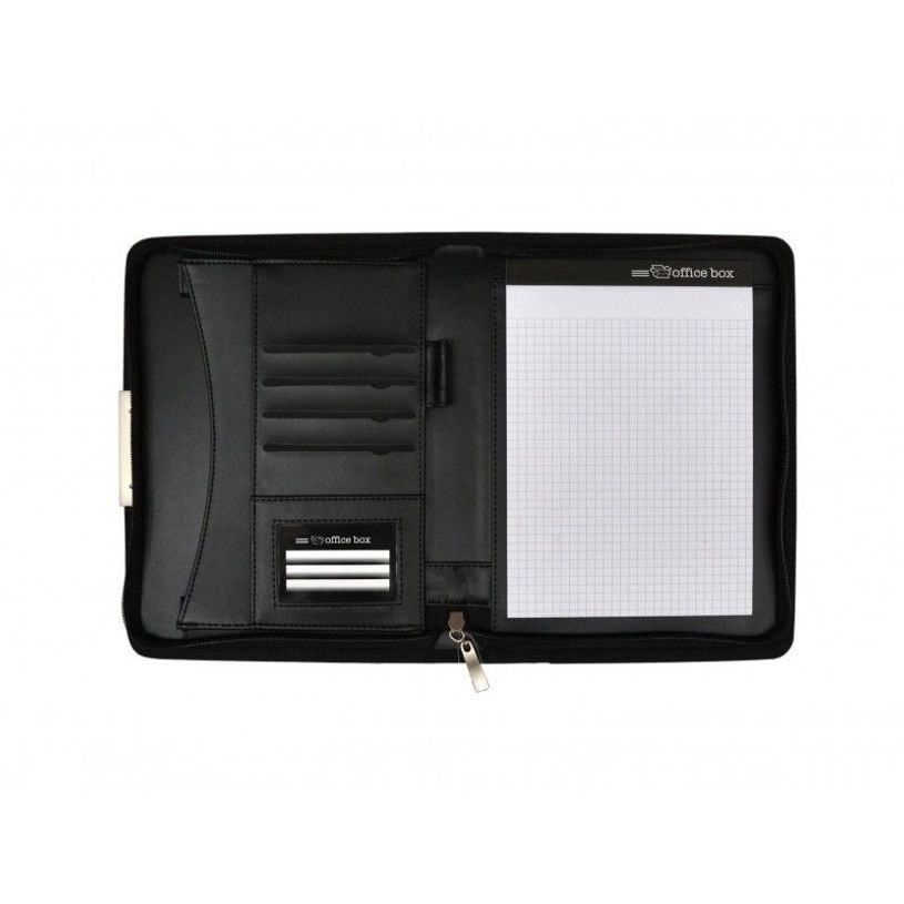 8435258745687-Office Box Dynamic Series A5 - Étui avec fermeture éclair - nylon, imitation cuir - noir-P_6591_3-0
