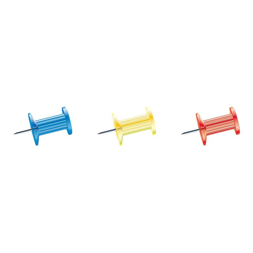 3364220147455-Exacompta - 25 Épingles Push pin's - 10 mm - couleurs translucides assorties-P_14745_1-0