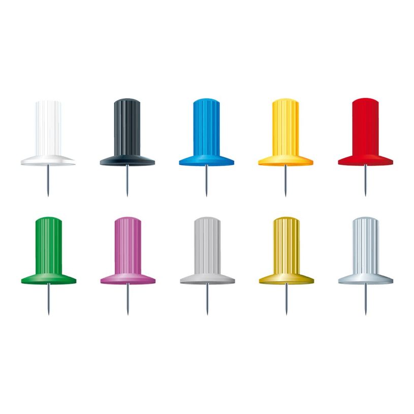 3364220149206-Exacompta - 25 Épingles papic - 10 mm - couleur assorties-P_14920_1-0