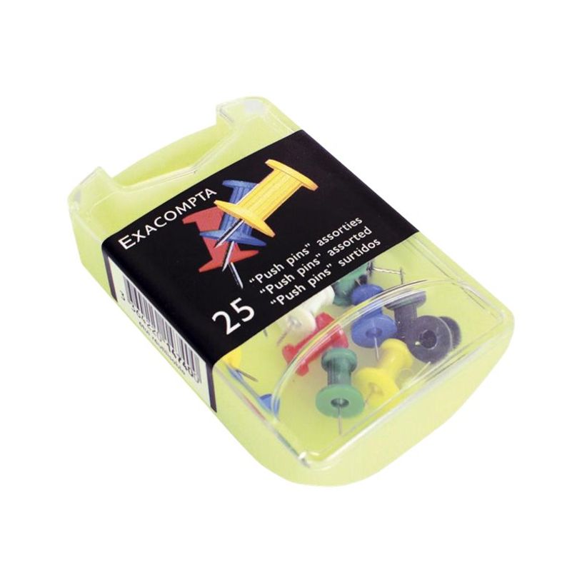3364220149206-Exacompta - 25 Épingles papic - 10 mm - couleur assorties-P_14920_4-3