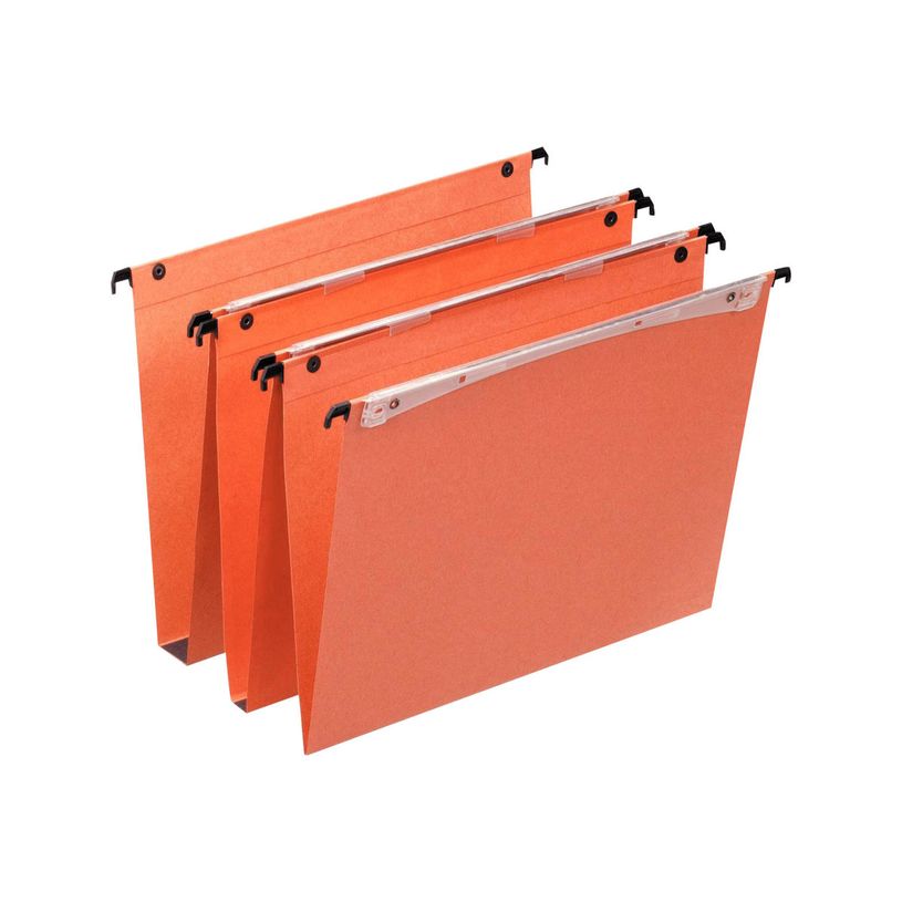 3249440216337-Esselte Dual - 25 Dossiers suspendus pour tiroirs - fond 30 mm - orange-P_21633_2-1