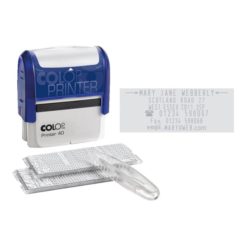 9004362394082-Colop - Tampon Printer 40 à faire soi-même - 6 lignes-P_31314_1-0