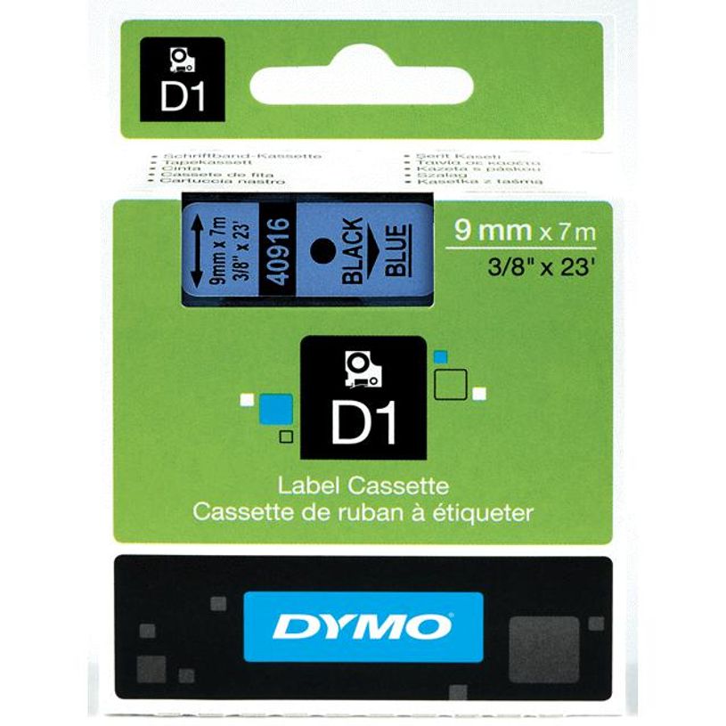 5411313409162-Dymo D1 - Ruban d'étiquettes auto-adhésives - 1 rouleau (9 mm x 7 m) - fond bleu écriture n-P_40916_5-0