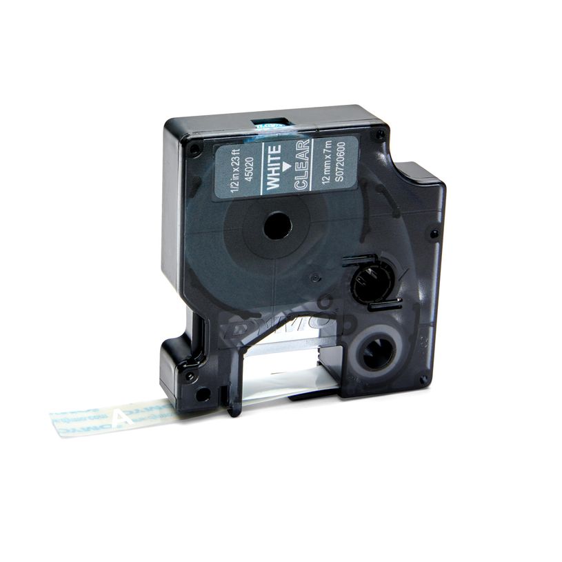 5411313450201-Dymo D1 - Ruban d'étiquettes auto-adhésives - 1 rouleau (12 mm x 7 m) - fond transparent éc-P_45020_5-1