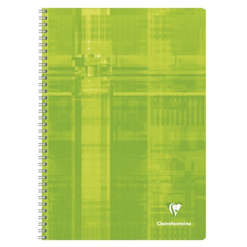 3210330094076-Clairefontaine - Cahier à spirale A4 (21x29,7 cm) - 100 pages - petits carreaux (5x5 mm) - disponible -P_68142_2-1