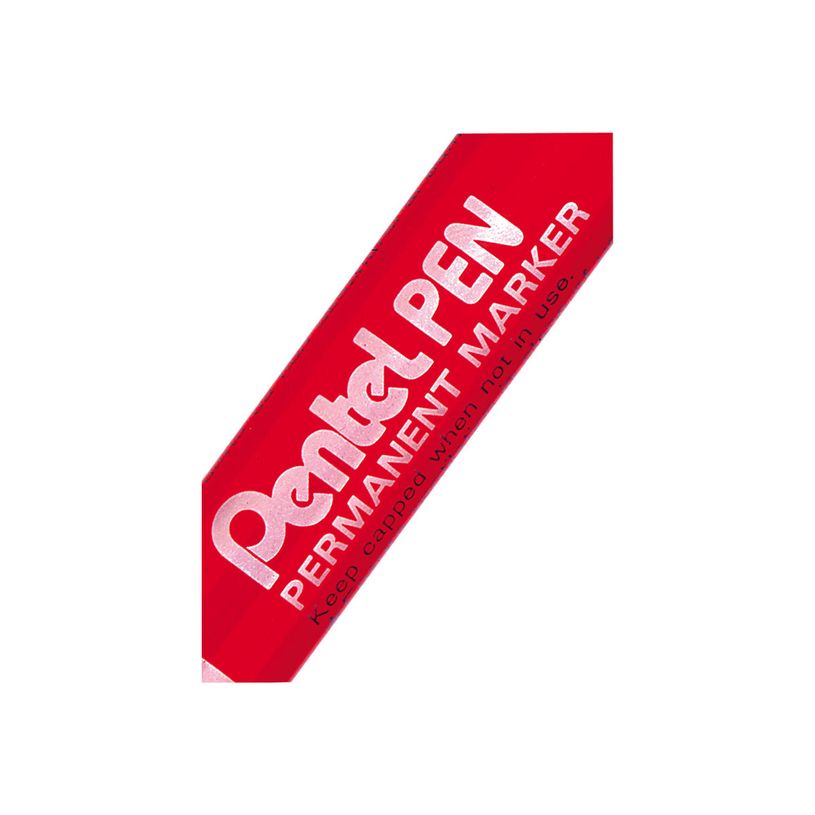 4902506077998-Pentel PEN N50 - Marqueur permanent - pointe ogive - rouge-P_87146_3-2