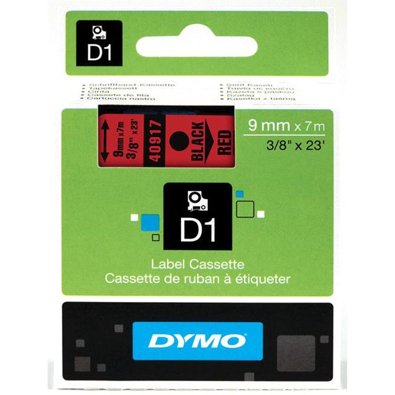 5411313409179-Dymo D1 - Ruban d'étiquettes auto-adhésives - 1 rouleau (9 mm x 7 m) - fond rouge écritur-P_1040917_5-0