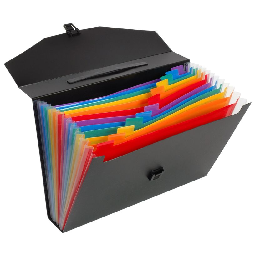 3135251172873-Viquel Rainbow Class - Classeur ménager (valisette trieur) 12 onglets-P_117287_1-0