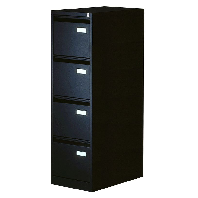 5020073257083-Classeur métallique pour dossiers suspendus - 4 tiroirs - H132 x L41 x P62 cm - noir-P_123017_1-0