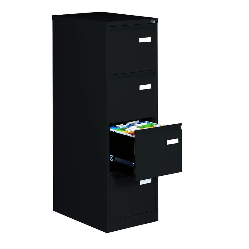 5020073257083-Classeur métallique pour dossiers suspendus - 4 tiroirs - H132 x L41 x P62 cm - noir-P_123017_2-1