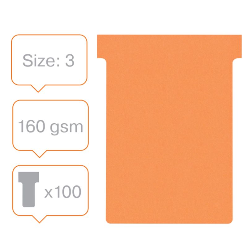 3147330068830-Nobo - 100 Fiches en T - Taille 3 - orange-P_2203009_2-1