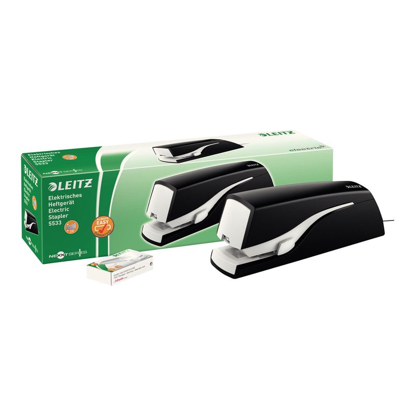 4002432399215-Leitz NeXXt agrafeuse électrique - 20 feuilles - plastique, métal - noir-P_300015950_4-3