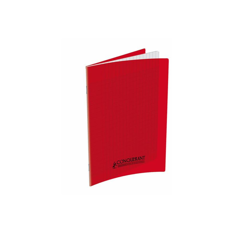 3020120106502-Conquérant Classique - Cahier polypro A4 (21x29,7cm) - 140 pages - grands carreaux (Seyes-P_300048893_1-0