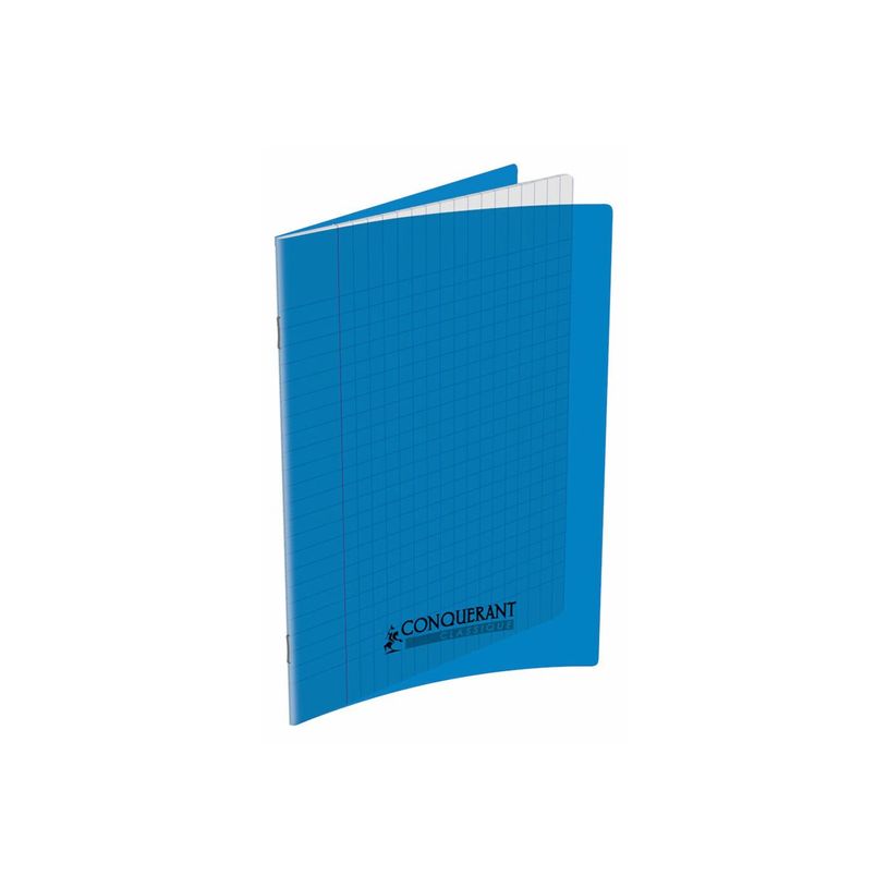 3020120106229-Conquérant Classique - Cahier polypro A4 (21x29,7cm) - 140 pages - grands carreaux (Seyes-P_300048894_1-0