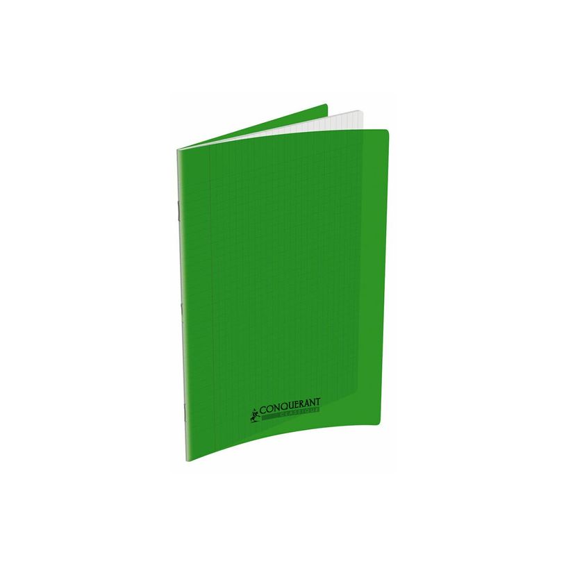 3020120105741-Conquérant Classique - Cahier polypro 24 x 32 cm - 140 pages - grands carreaux (Seyes) - -P_300048898_1-0